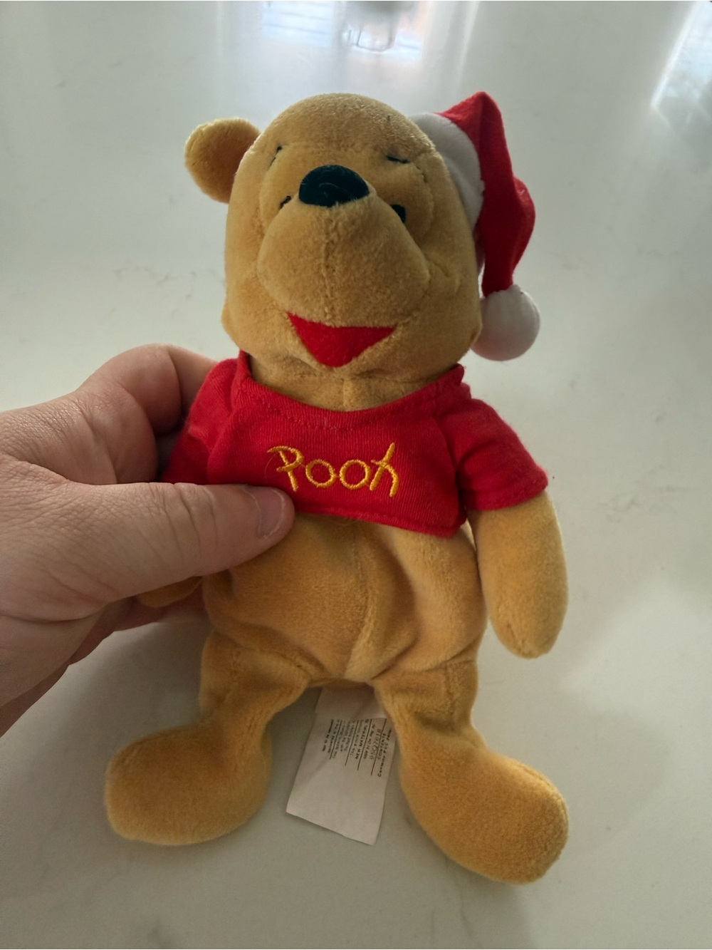 Vintage Winnie the Pooh Holiday Plush